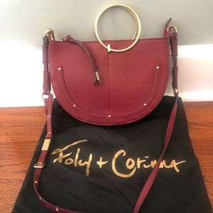 Foley & Corrina Magenta Crossbody Bag